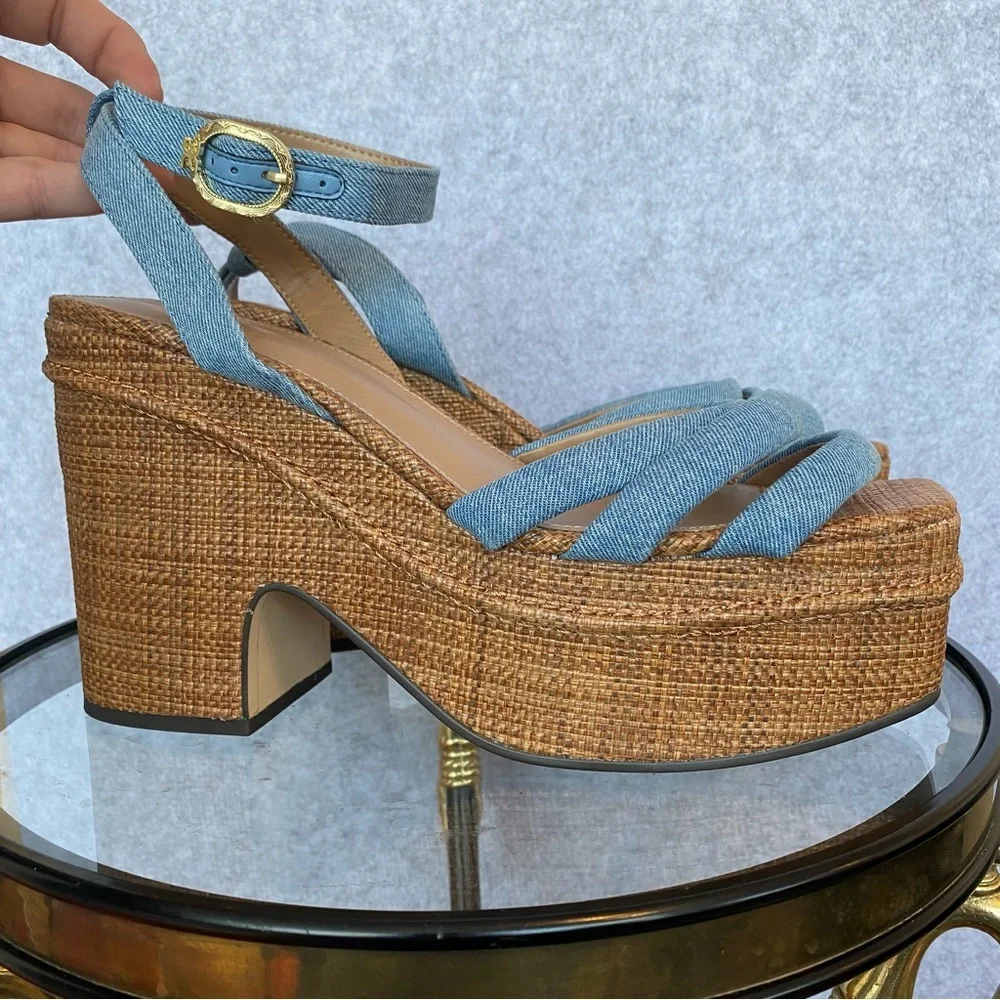 S18 Sam Edelman Women's Tibby Platform Wedge Sandal